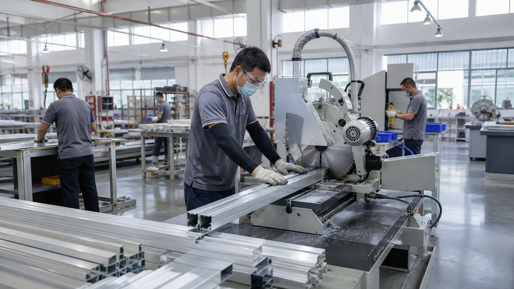 Aluminum Profile Preparation